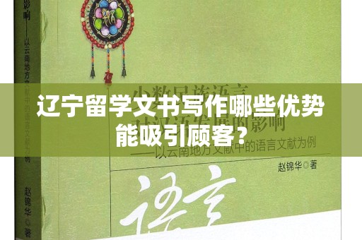辽宁留学文书写作哪些优势能吸引顾客？