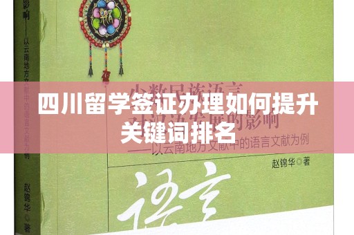 四川留学签证办理如何提升关键词排名